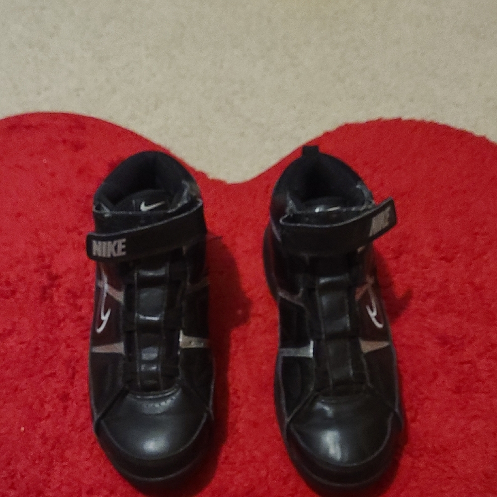 Nike Black and White High-Top Sneakers